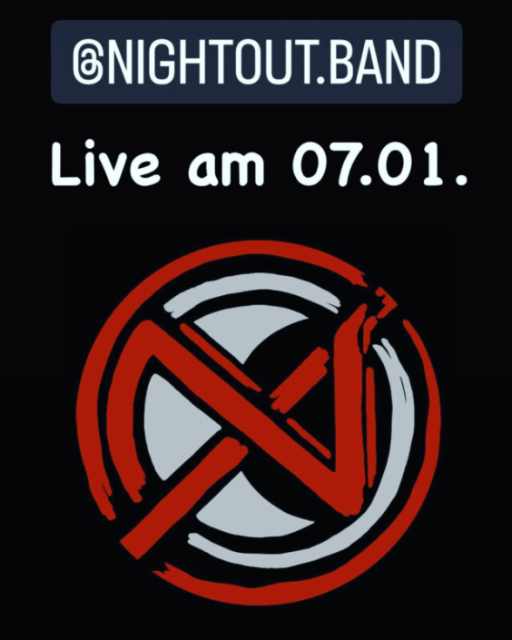 Nightout Live am 07.01. im Cafe Am Tore ab 21.00 Uhr